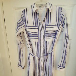 Express Striped Shirt Dress